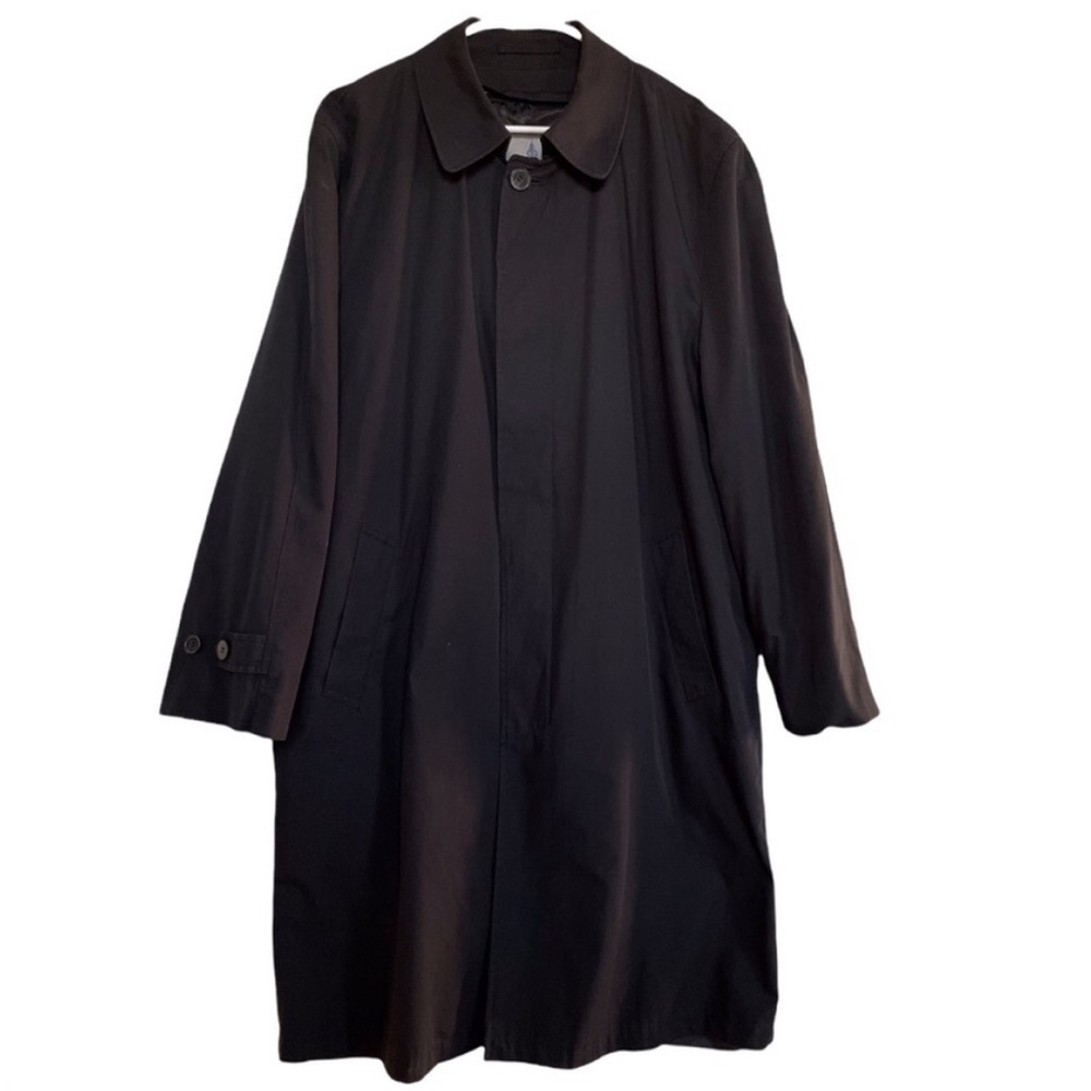 London Fog Trench Rain Coat Removable Liner 42 Short